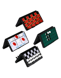 Conjunto de Juegos de Mesa de Viaje Point Games - 4 Juegos Magnéticos