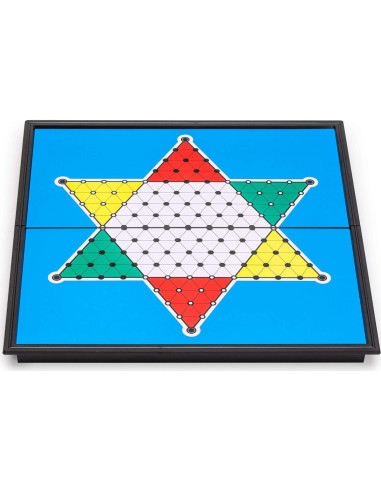 Juego de Damas Chinas Magnético Yellow Mountain 24.8 cm Plegable