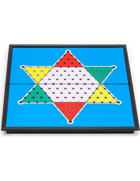Juego de Damas Chinas Magnético Yellow Mountain 24.8 cm Plegable