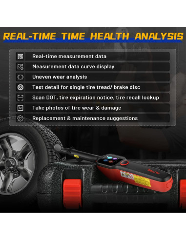 Autel MaxiTPMS TBE200 (E) Examinador de Neumáticos y Frenos