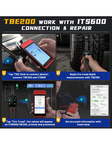 Autel MaxiTPMS TBE200 (E) Examinador de Neumáticos y Frenos