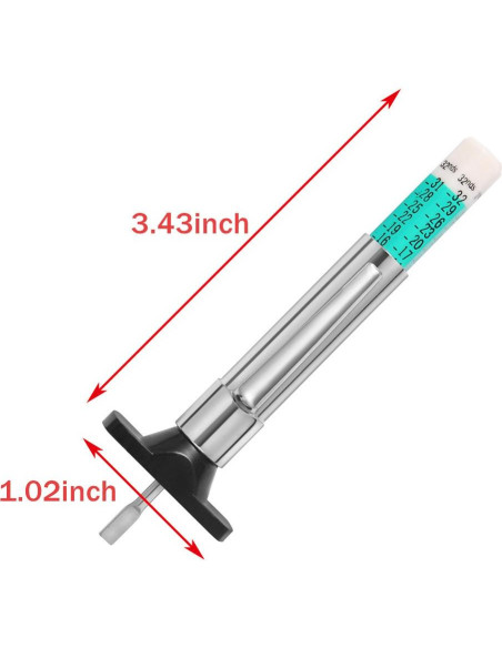 Calibrador de Profundidad de Neumático PROND Verde 2PCS