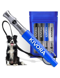 Silbato para Perros KIVORA 4 Pack Ultrasonido Ajustable