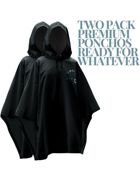 Oponcho Aquabeacon 2 Pack Ponchos Impermeables Unisex 0.45kg