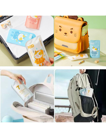 Paquete de 6 Ponchos de Lluvia Desechables DIELLY - Tamaño S