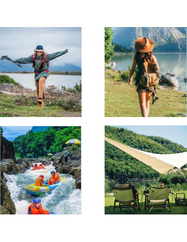 Paquete de 6 Ponchos de Lluvia Desechables DIELLY - Tamaño S