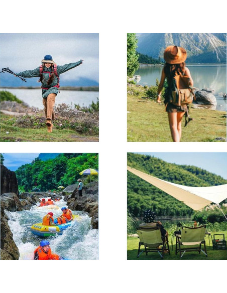 Paquete de 6 Ponchos de Lluvia Desechables DIELLY - Tamaño S