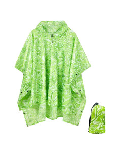 Poncho de Lluvia Impermeable QIANQUHUI Unisex 220x140 cm