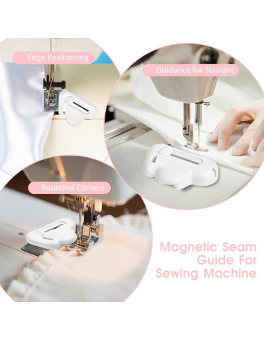 Guía de Costura Magnética FARIRICAJON 2 en 1 con Desgarrador