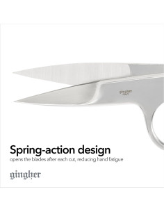 Tijeras de Hilo Gingher de Acero Inoxidable 11.4 cm con Funda 2