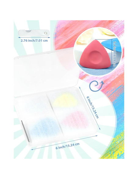 Juego de Tiza de Sastre FIVEIZERO 4 Piezas Multicolor