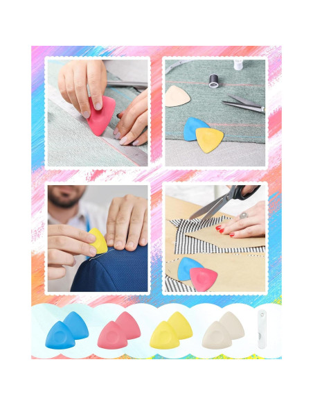 Juego de Tiza de Sastre FIVEIZERO 4 Piezas Multicolor