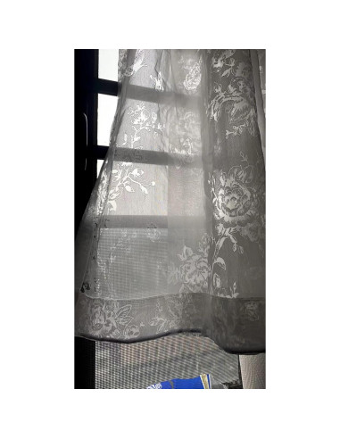 Peso de Cortina Lianlin 1.5m Tela Reforzada 2 Piezas Blanco