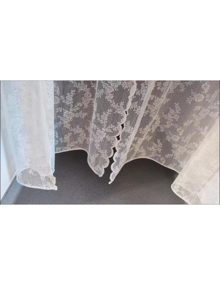 Peso de Cortina Lianlin 1.5m Tela Reforzada 2 Piezas Blanco