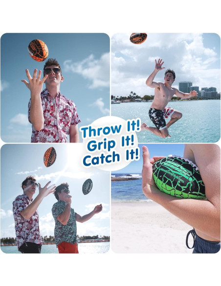 Fútbol Acuático Wave Runner 23.5cm - Juguete de Playa para Niños