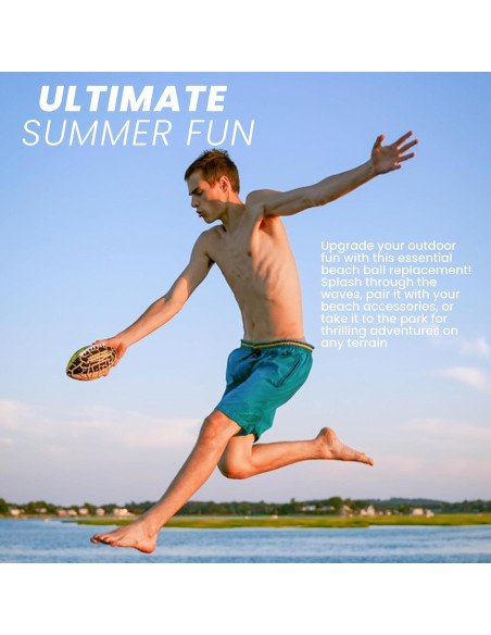 Fútbol Acuático Wave Runner 23.5cm - Juguete de Playa para Niños