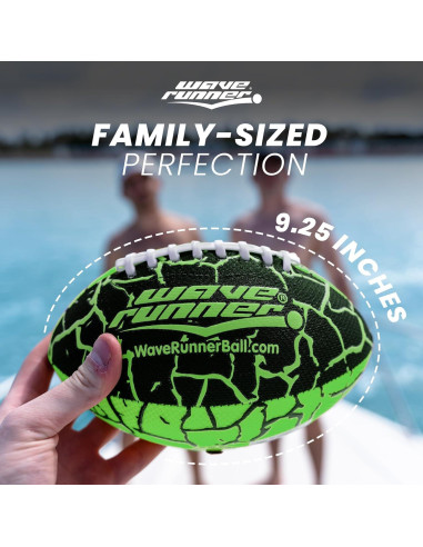 Fútbol Acuático Wave Runner 23.5cm - Juguete de Playa para Niños