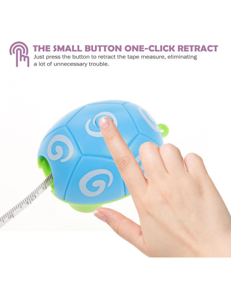 Cinta Métrica Corporal Retráctil iplusmile Tortuga 100cm