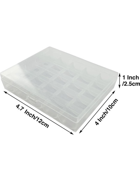 Caja de almacenamiento para bobinas de máquina de coser Wennuo