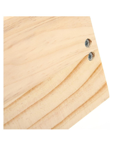 Dispensador de Rollo de Papel de Madera Jojofuny 40x17 cm