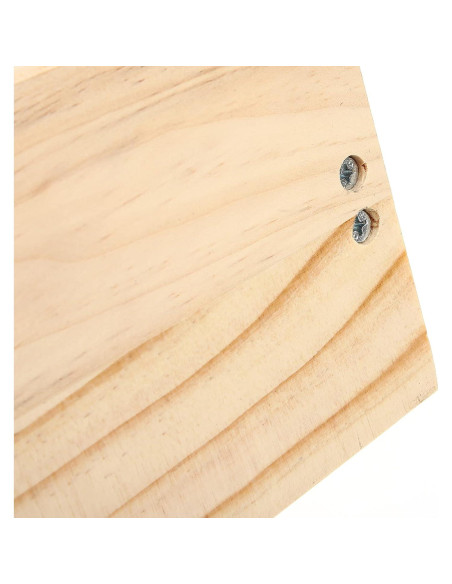 Dispensador de Rollo de Papel de Madera Jojofuny 40x17 cm