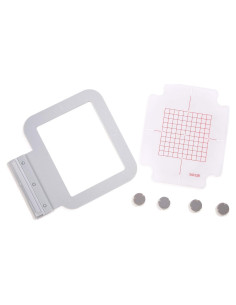 Aro Metálico Magnético 10x10 cm para Bordar Brother/Babylock SA438