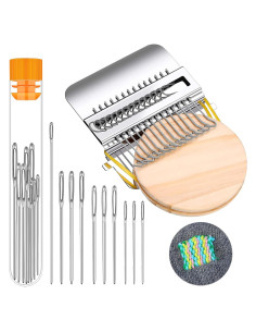 Luinabio Máquina de Telar Speedweve con 14 Ganchos y 9 Agujas