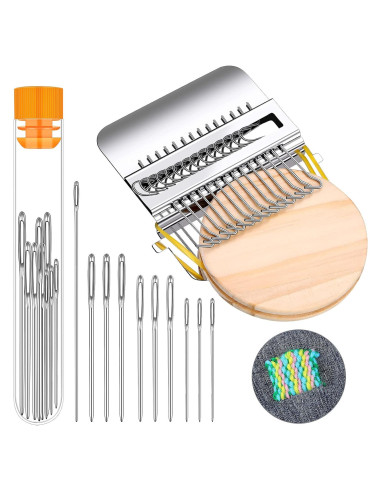 Luinabio Máquina de Telar Speedweve con 14 Ganchos y 9 Agujas