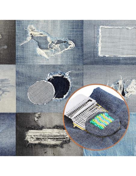 Luinabio Máquina de Telar Speedweve con 14 Ganchos y 9 Agujas