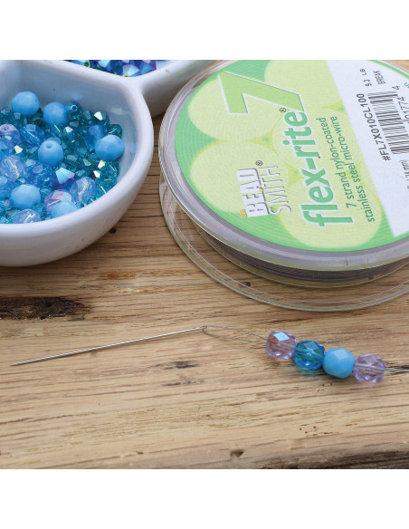 Agujas de Alambre Flex The Beadsmith 40 mm Paquete de 16