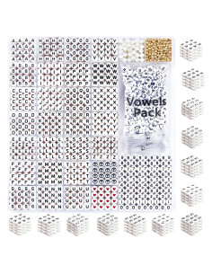 Kit de Cuentas de Letras 1650 Piezas DoDoBeads Acrílico