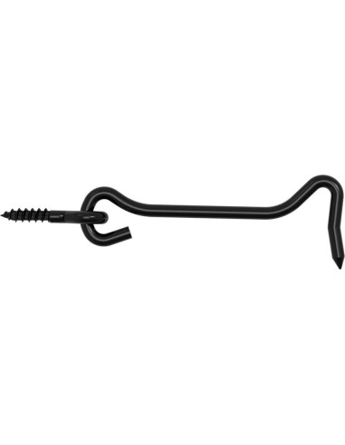 Gancho y Ojo Hardware Nacional N166-005 10.16 cm Negro
