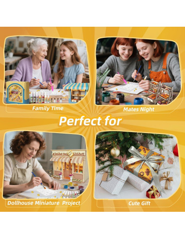 Kit de Manualidades de Arcilla Secada al Aire iLAND 150g Mini Comida