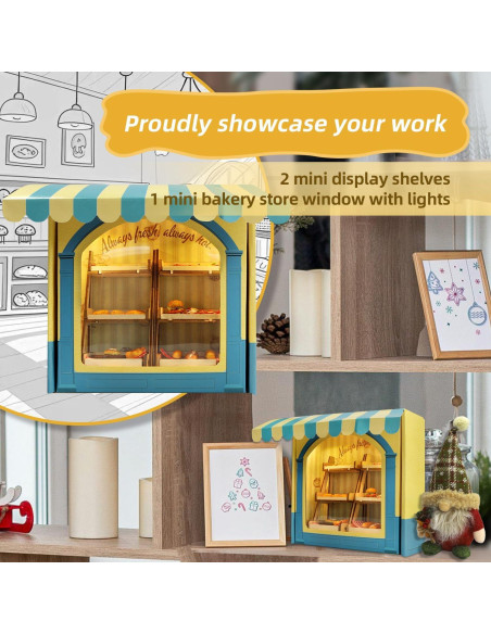 Kit de Manualidades de Arcilla Secada al Aire iLAND 150g Mini Comida