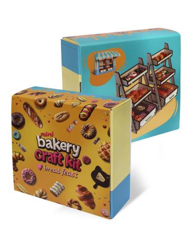 Kit de Manualidades de Arcilla Secada al Aire iLAND 150g Mini Comida