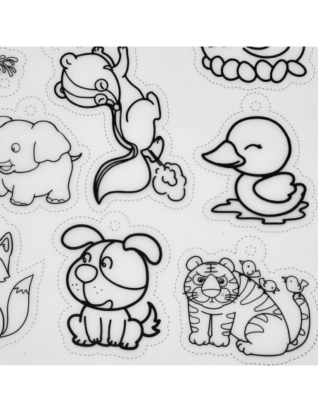 Hojas de Plástico Termocontraíble Estink - 8 Piezas Animales