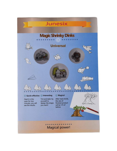 Hojas de Plástico Termocontraíble Estink - 8 Piezas Animales