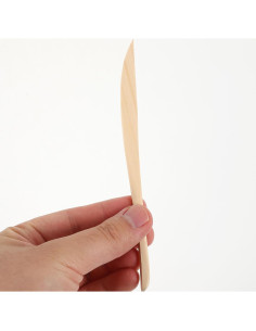 Kit de Escultura de Arcilla TEHAUX 30 Piezas Madera Doble Cara 2