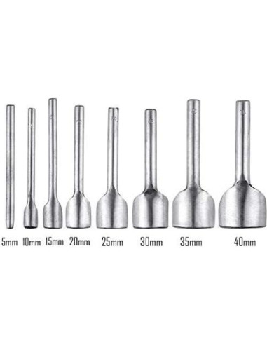 Cortadores Punch Semi-redondos Caydo 8 Piezas para Cuero