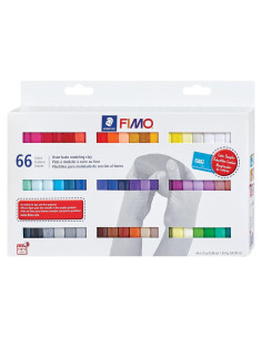 Kit de Arcilla Polimérica FIMO Soft Staedtler 66 Piezas