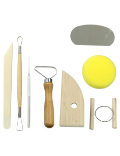 Juego de Herramientas de Escultura en Arcilla Moicstiy - 8 Piezas