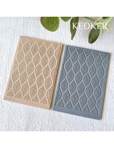 Alfombrilla Texturizada para Arcilla Polimérica Keoker - Color A