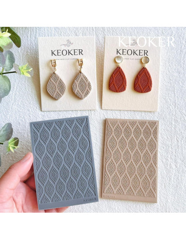 Alfombrilla Texturizada para Arcilla Polimérica Keoker - Color A