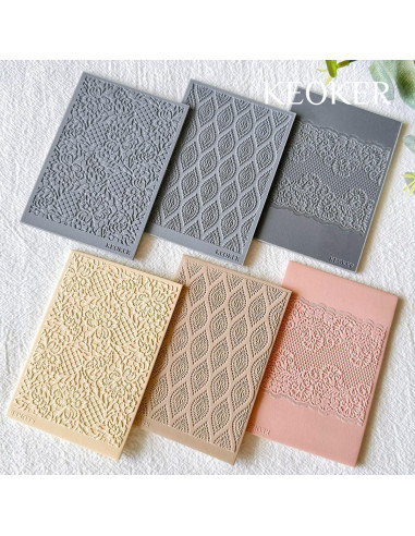 Alfombrilla Texturizada para Arcilla Polimérica Keoker - Color A