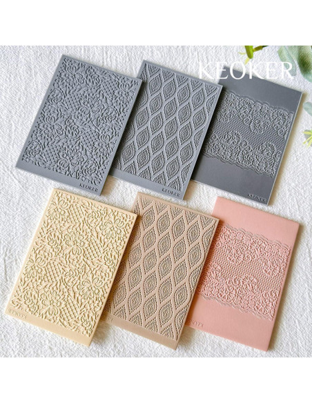 Alfombrilla Texturizada para Arcilla Polimérica Keoker - Color A