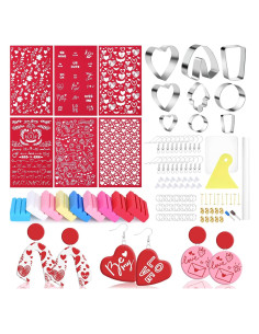 Kit de Fabricación de Pendientes Rumia 104 Piezas Arcilla