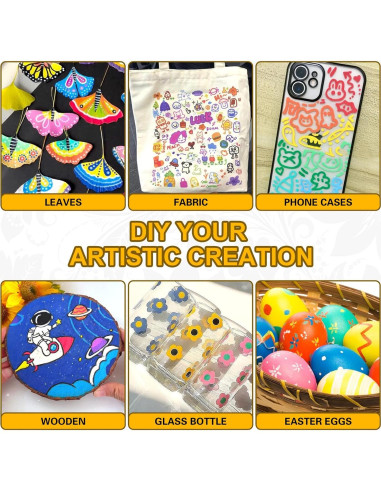 Marcadores Acrílicos NICETY 168 Colores 0.7mm Punta Fina