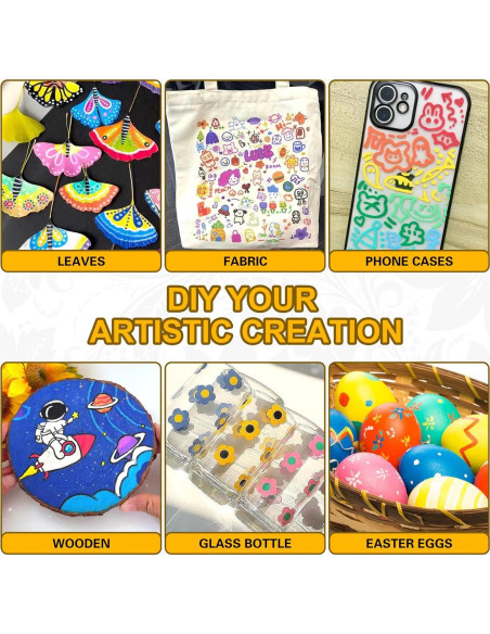 Marcadores Acrílicos NICETY 168 Colores 0.7mm Punta Fina