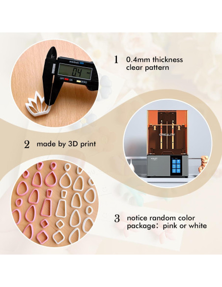 Cortadores de Arcilla Polimérica Keoker 15 Formas para Aretes