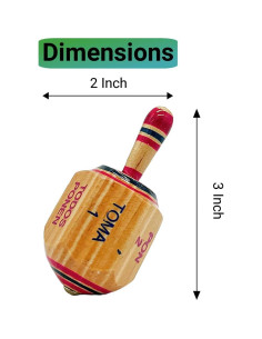 Juego de Trompo Mexicano Casa De Queta - Pirinola Hecha a Mano 2
